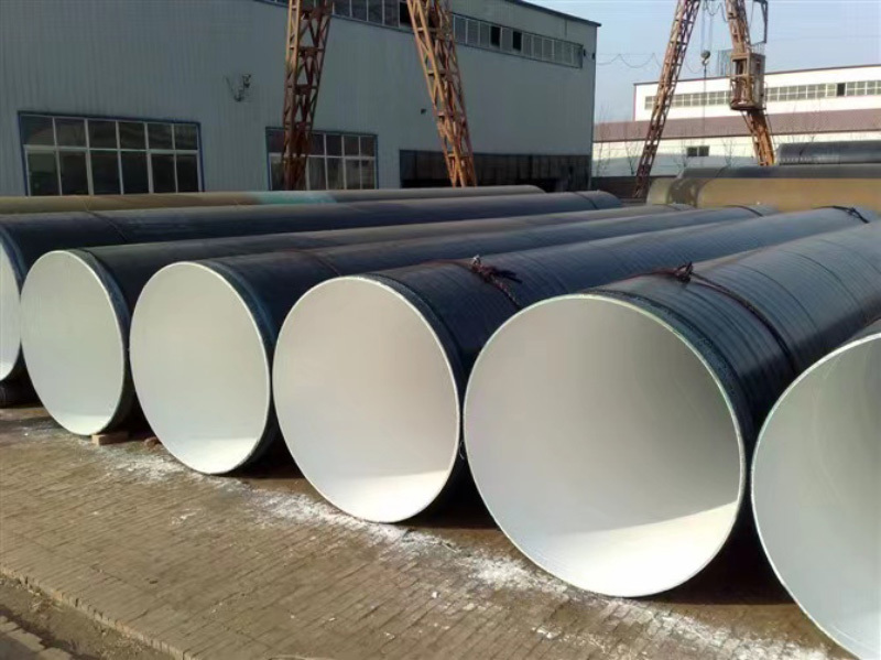 Coated seamless pipe