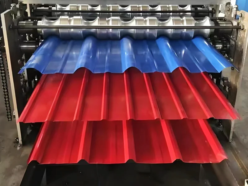 Pressure steel tile