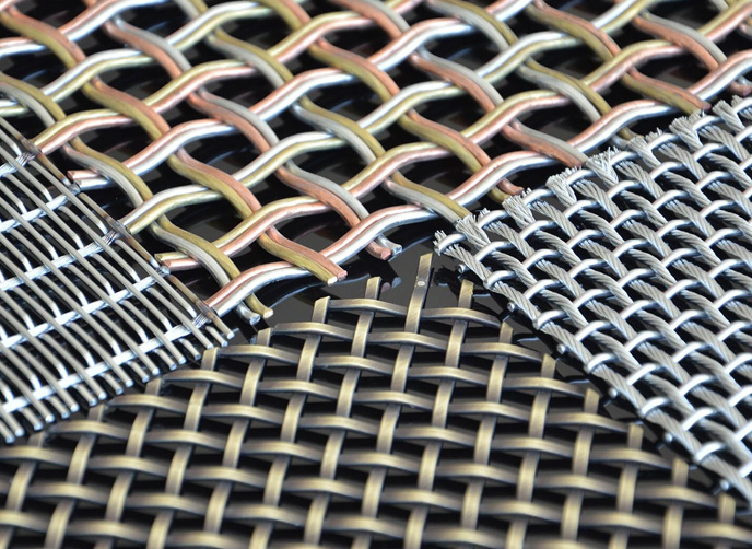 Metal woven mesh