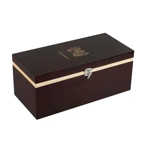 Wine Wooden Gift Box Custom High Glossy Wood Box for Wine Packaging