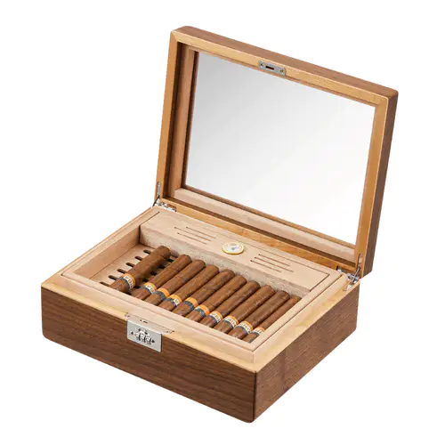 High quality cigar humidor with combination lock