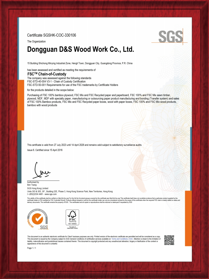 FSC Certificate