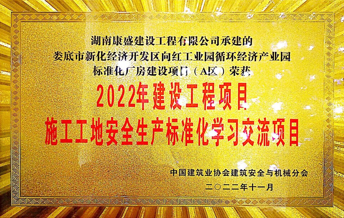 2022年建設(shè)工程項(xiàng)日施工工地安全生產(chǎn)標(biāo)準(zhǔn)化學(xué)習(xí)交流項(xiàng)目