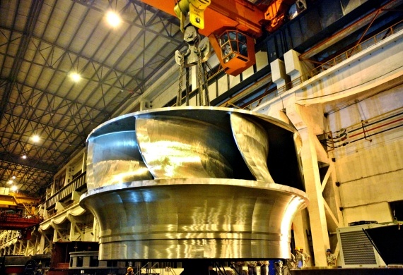 Runner for the unit of the Ludington Pumped-Storage Power Station, U.S.A