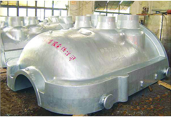 The high- and medium-pressure outer cylinder in major thermal power plants