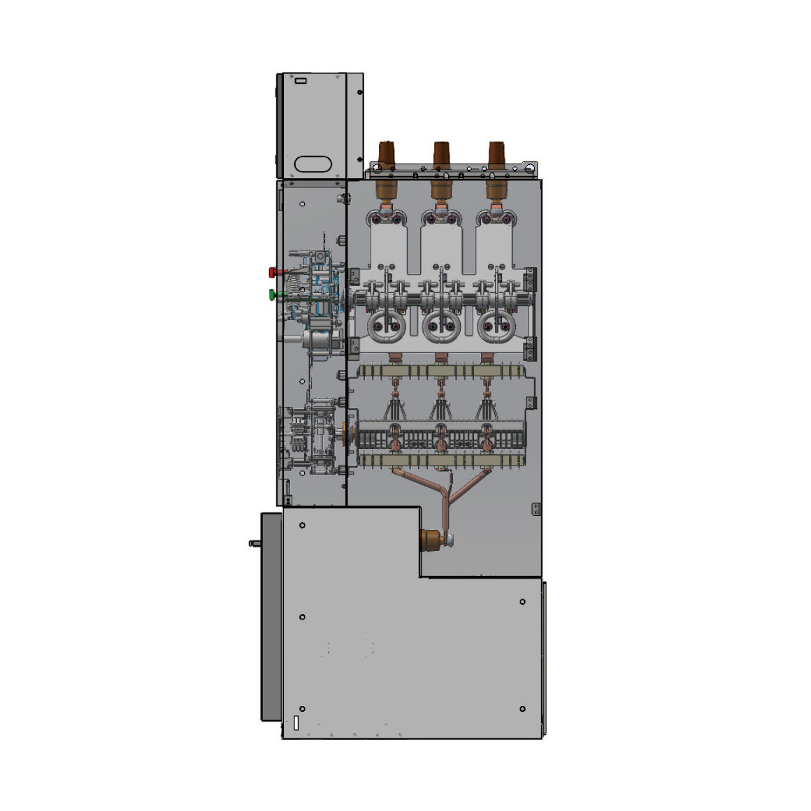 40.5kV SF6绝缘充气式环网柜(标准型) 40.5kV SF6绝缘充气式环网柜(标准型)