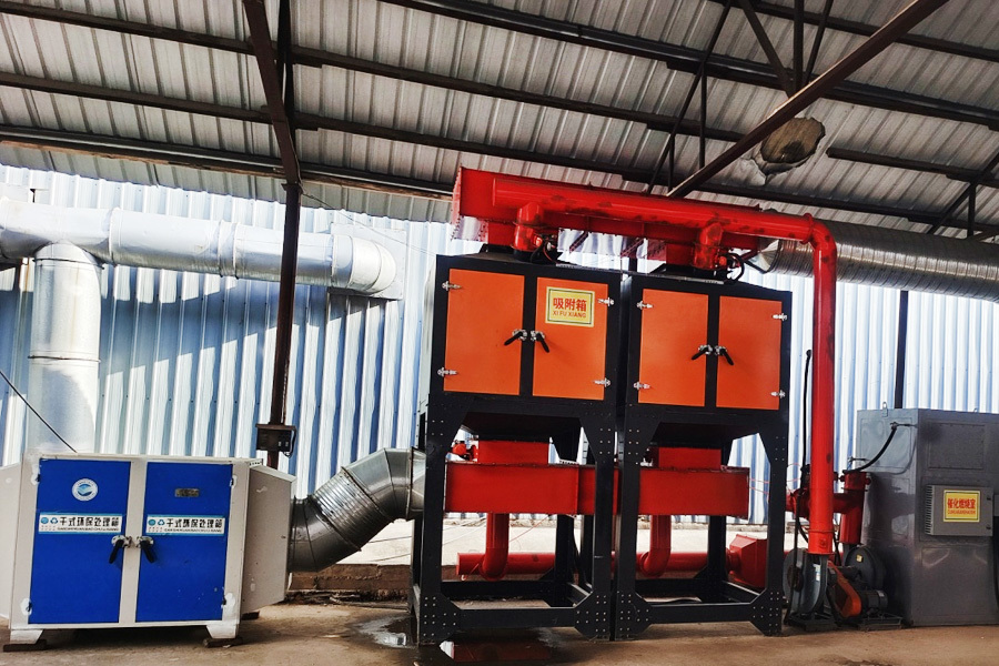 Catalytic combustion waste gas collection and treatment system Catalytic combustion waste gas collection and treatment system