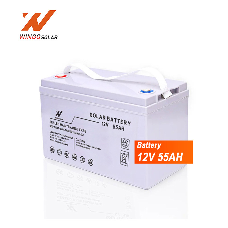 12V 55AH Lead-acid Battery Backup Power Supply