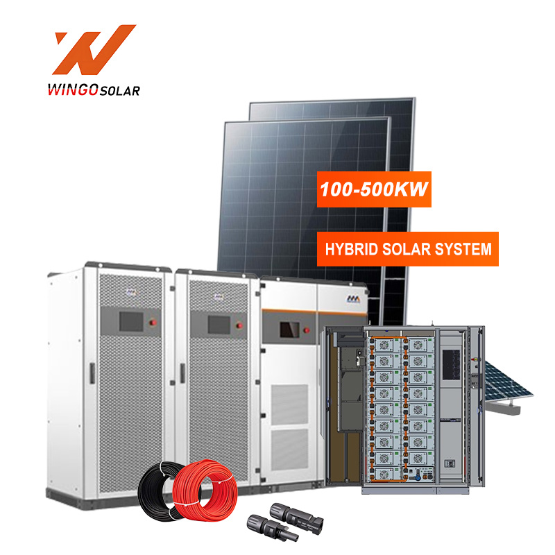 Hybrid Solar Energy System for Commercial and Industrial Solution 100-500KW