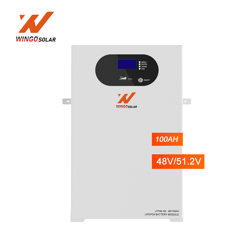 Wingosolar Wall-Mounted Home Energy Storage Battery System 51.2V 200AH