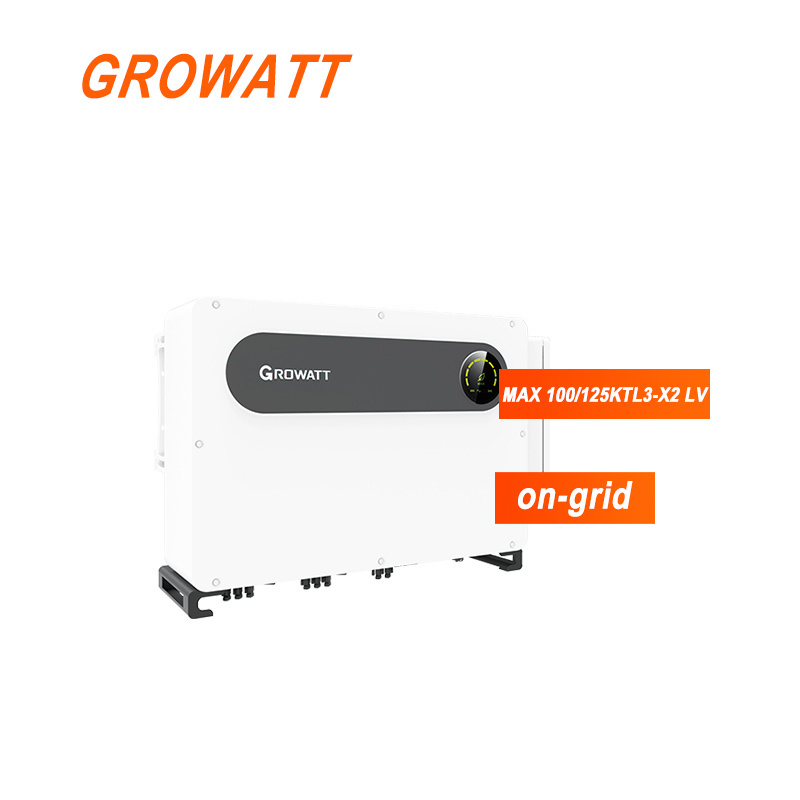 100-125KW Three Phase On Grid Inverter Growatt MAX 100/125KTL3-X2 LV