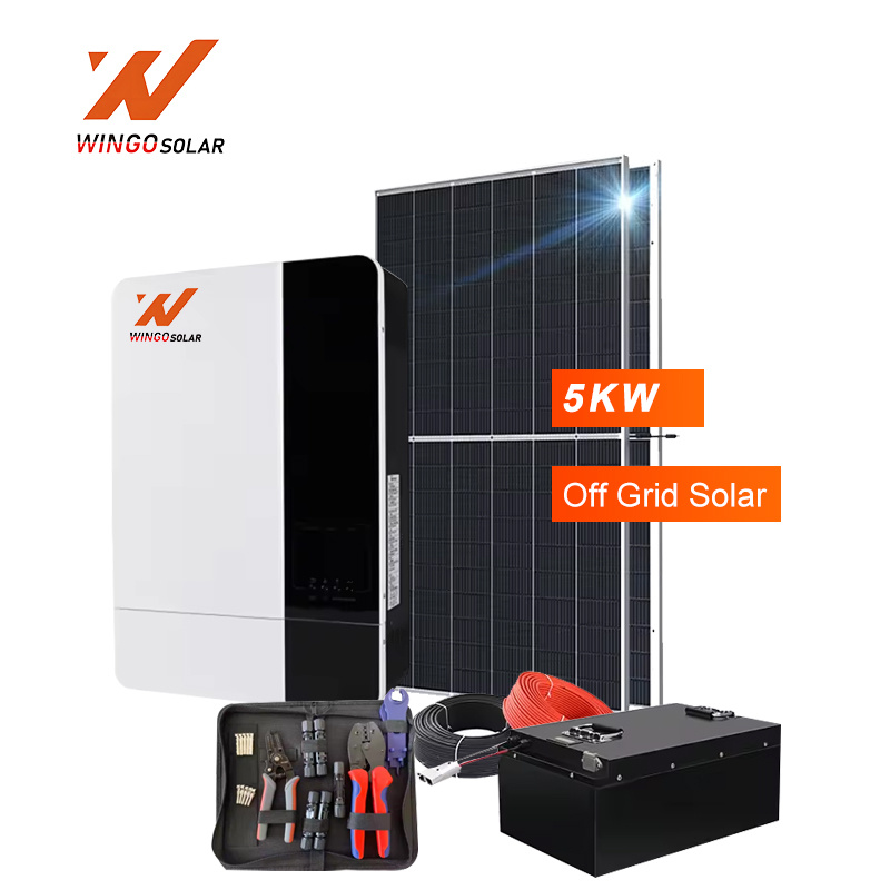 Off Grid Solar Power System for Home Solution 5KW