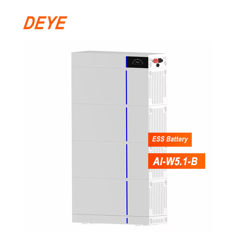 Deye ESS AI-W5.1-B Manufacturer LiFePO4 Lithium Ion 51.2V 100Ah Energy Storage Li ion Battery for House