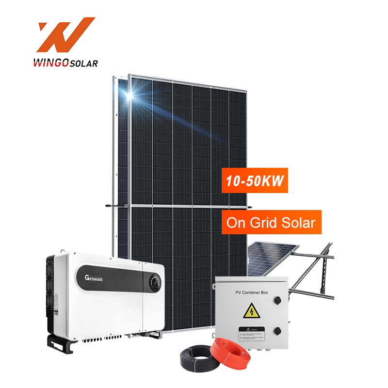 On Grid Solar System for Home Solution 10-50KW