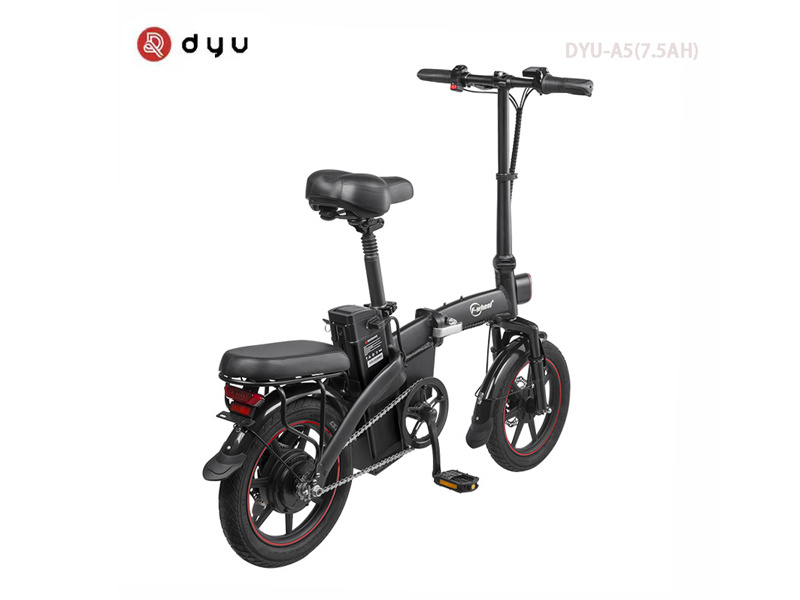 Three Stage Folding Electric Bikes DYU  A5 with Aluminum Alloy Frame
