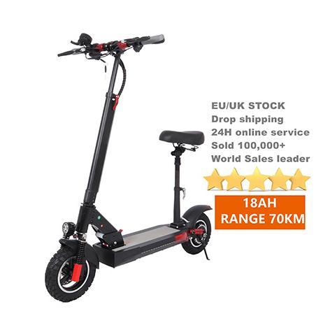 KUGOO KIRIN M4 10" Off-road Tires 500W Motor Folding Electric Scooter with seat  HJ-M4
