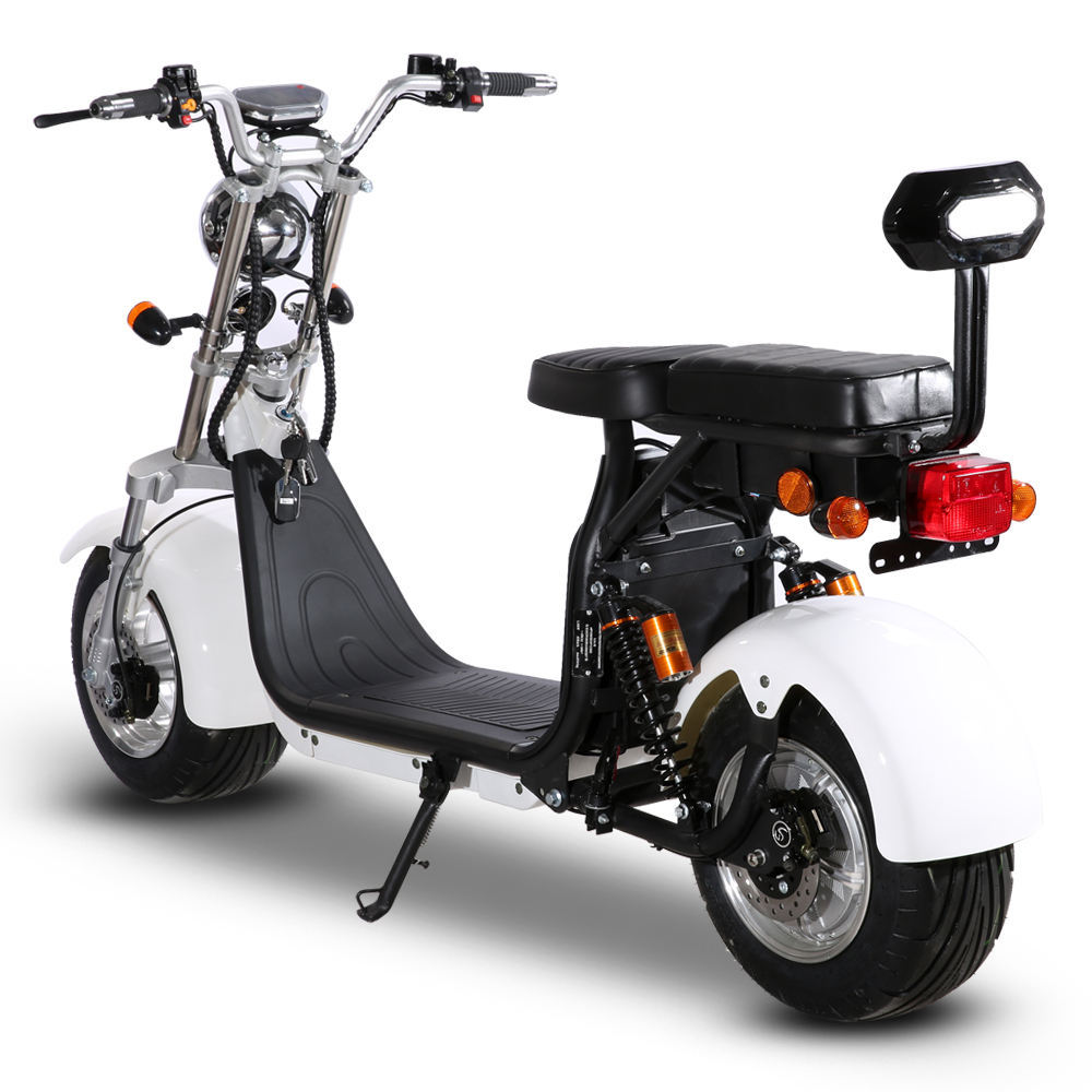 US warehouse mobility electric bike scooter all terrain citycoco motor double seats harley  HJ-CP1.6-A 