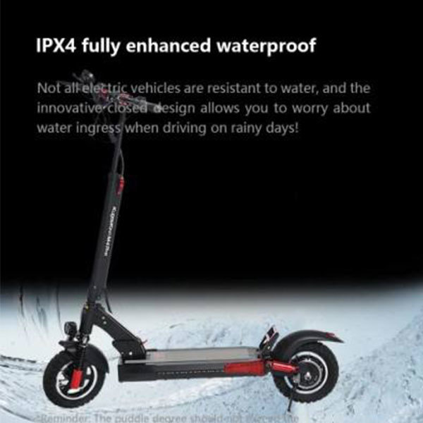 EU Stock Free Dropshiping 48V 18AH KUGOO KIRIN M4 PRO 10" Off-road Tires 500W Motor Folding Electric Scooter with seat  HJ-M4