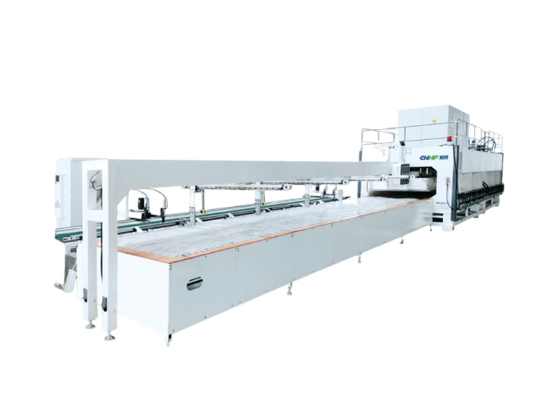 Automatic wood beam splicing machine