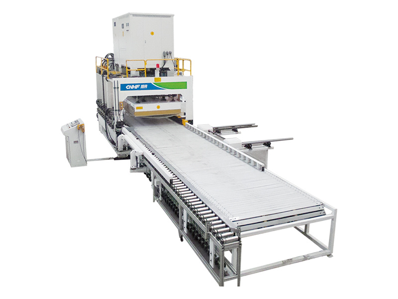 Continuous long and HF(RF) splicing production line