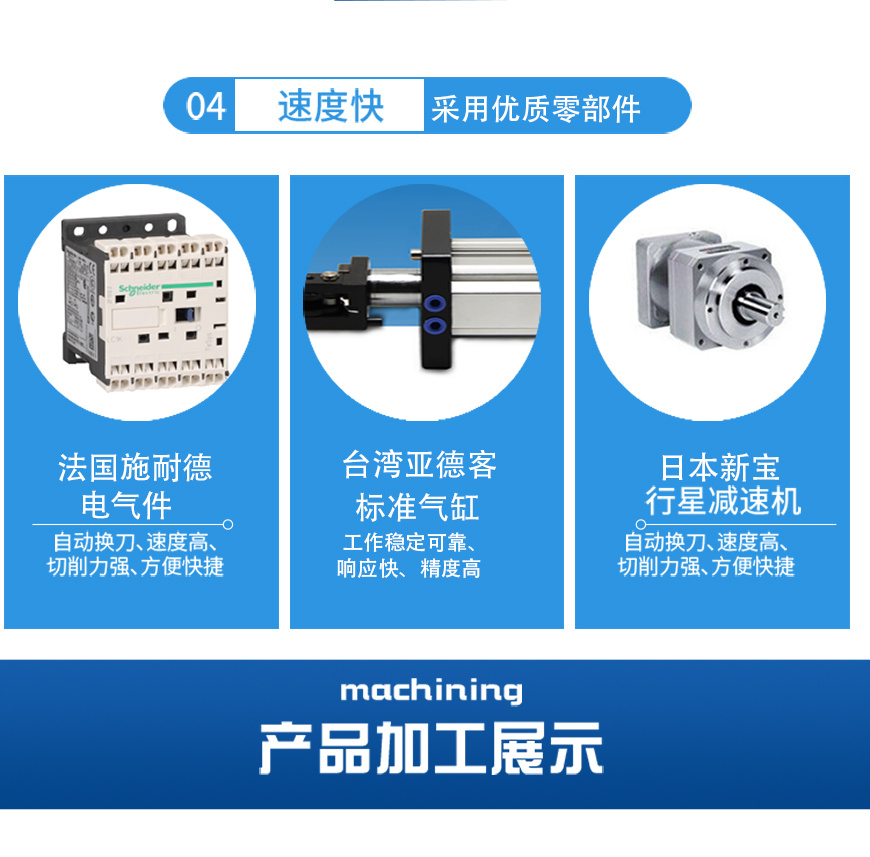 灿高生产木门组装机特点