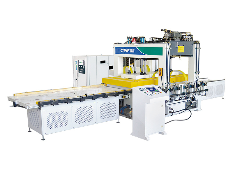 HF(RF) wooden board joining machine with double workbench (left-rightreciprocating type)
