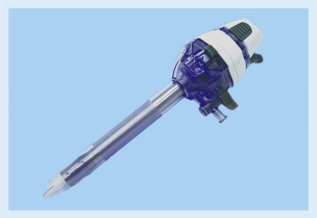 Disposable laparoscopic optical trocar