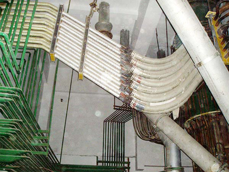 Water-cooled tubular short net