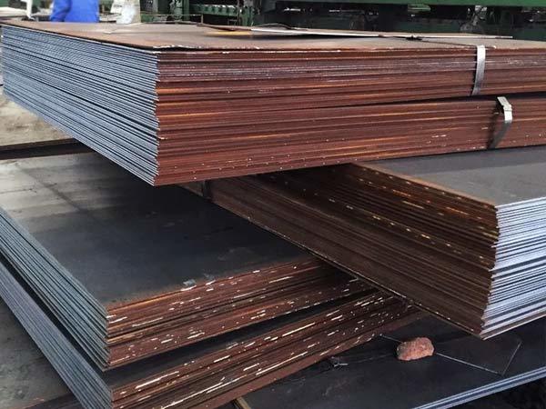 The steel type of thick steel plate is roughly the same as that of thin steel plate.