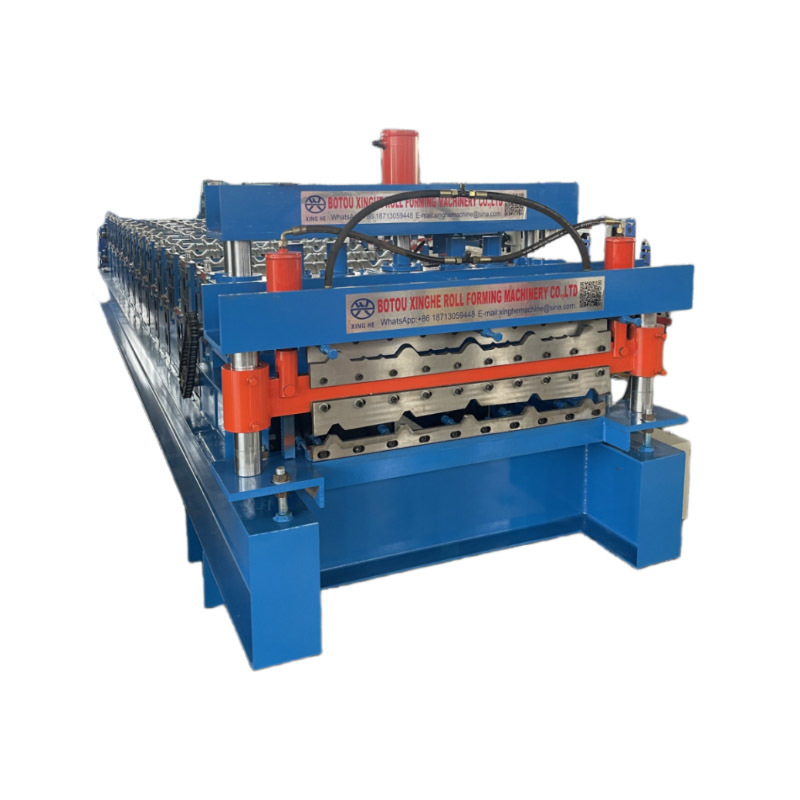 Automatic PPGI GI PPGL GL IBR Panel Double Layer Metal Roofing Roll Forming Machine TR6 Roof Sheet Steel Tile Making Machine