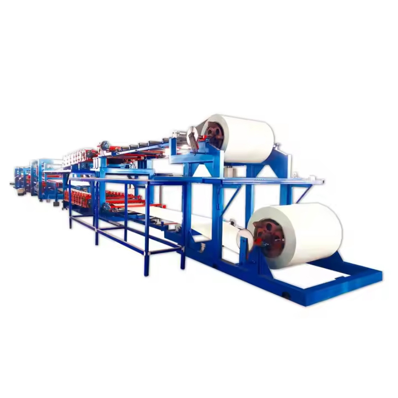 2024 New Type Z lock EPS and rock wool Sandwich roof Panel and Wall panel roll forming machine Production Line