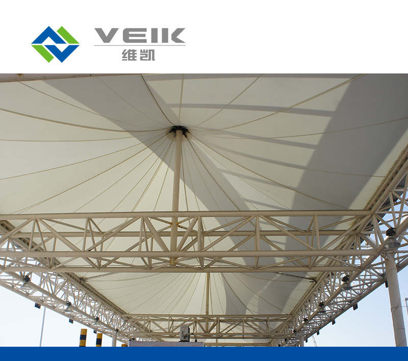 Tetrafluorin fabric construction membrane