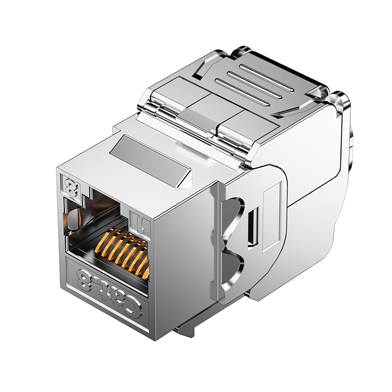 Conector keystone FTP sin herramientas de 180 grados