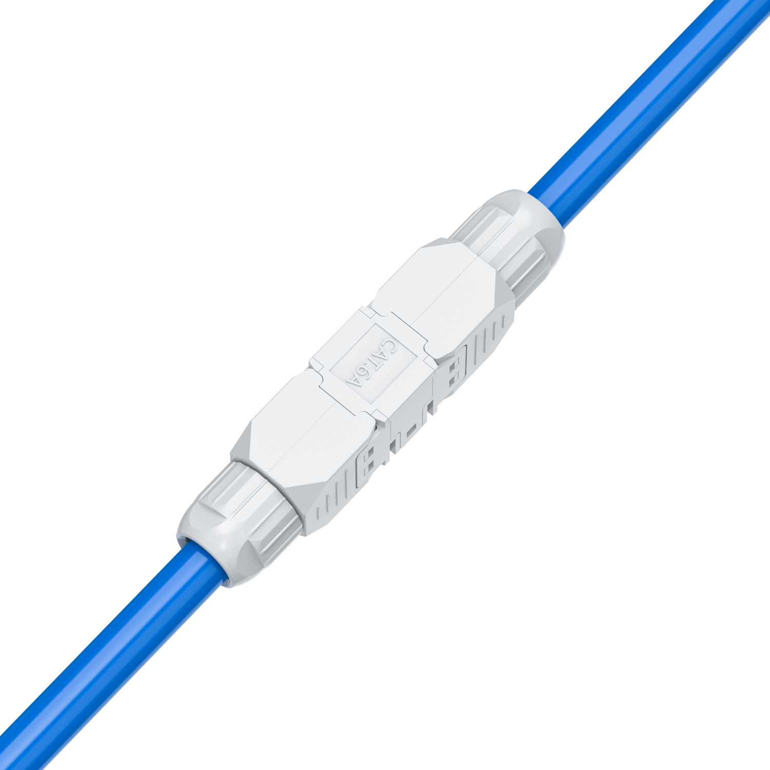 Unshielded Tool-Free Connector + Nut