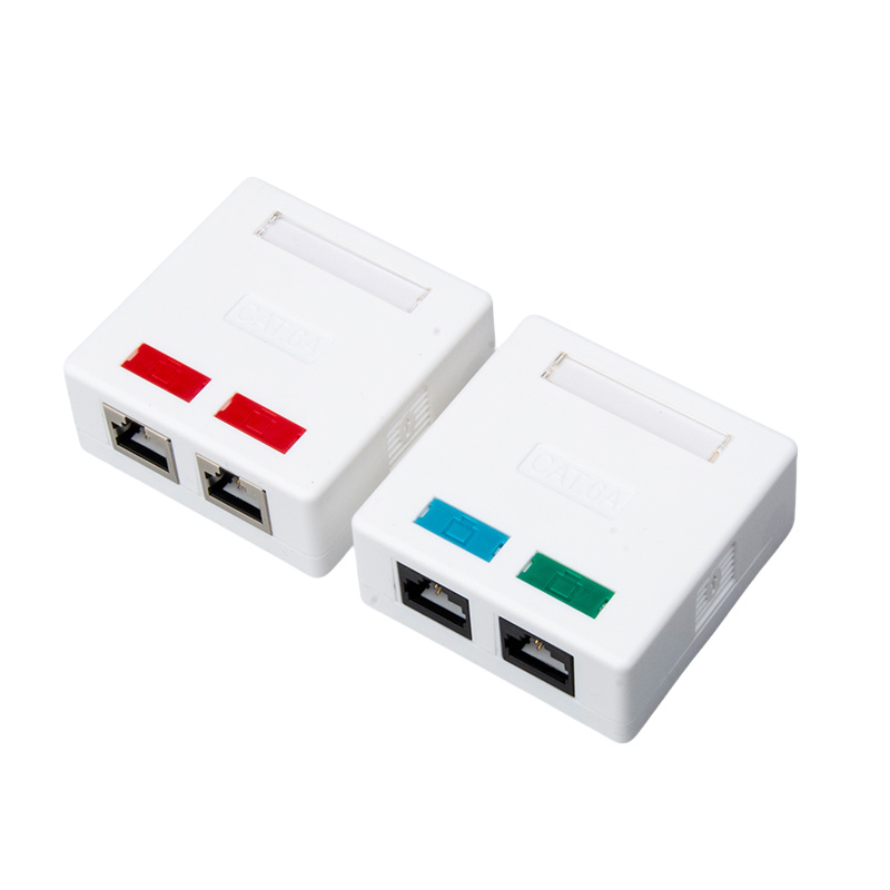 Mounting box 1 port Cat.5e FTP
