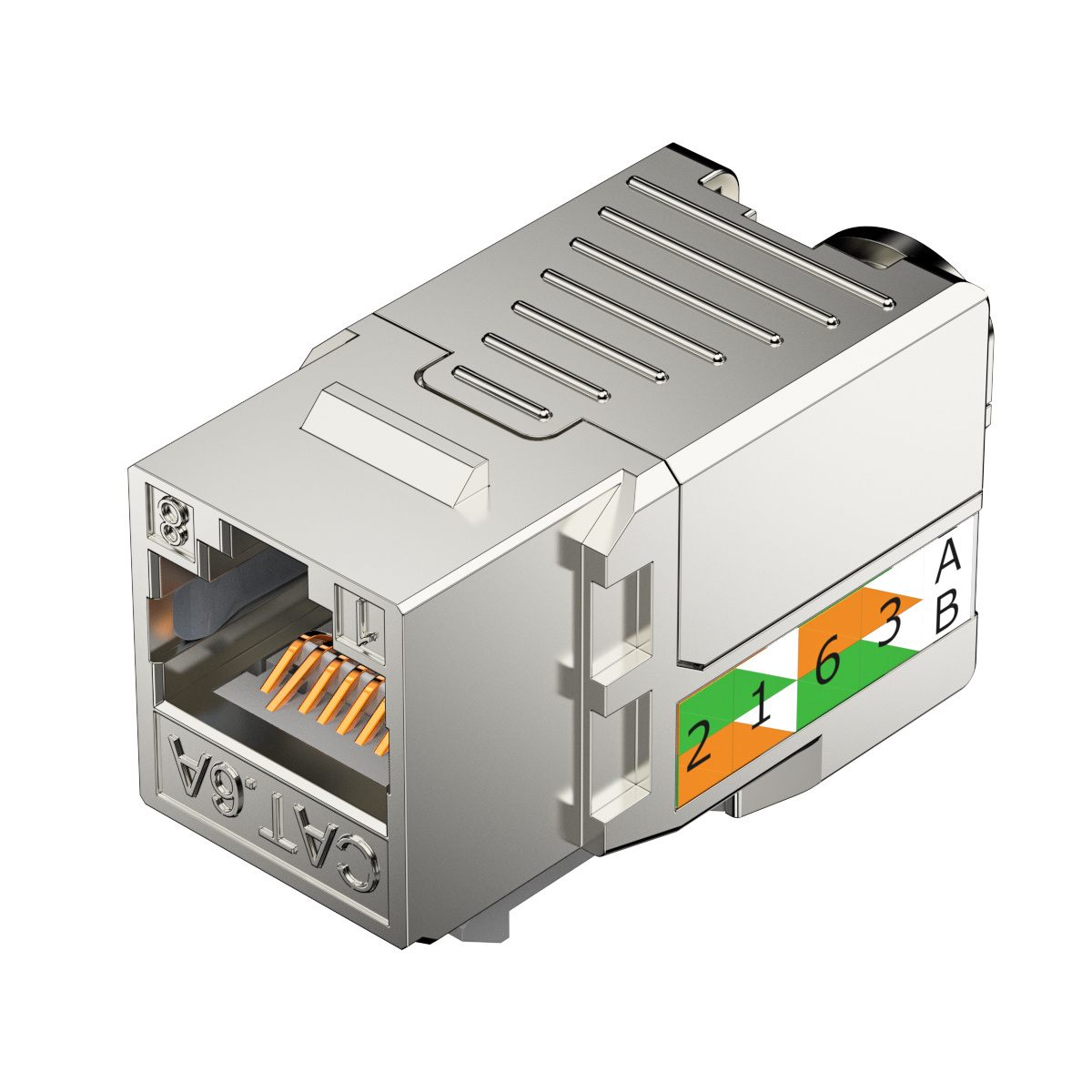Conector keystone FTP de 90 grados