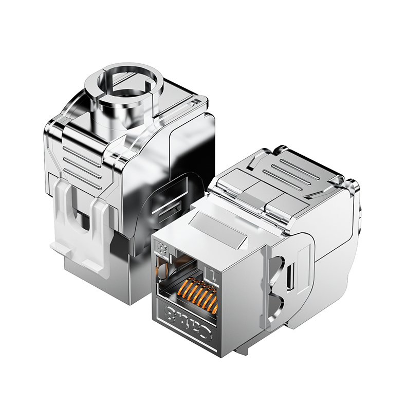 180-degree  FTP toolless keystone jack 180 degree