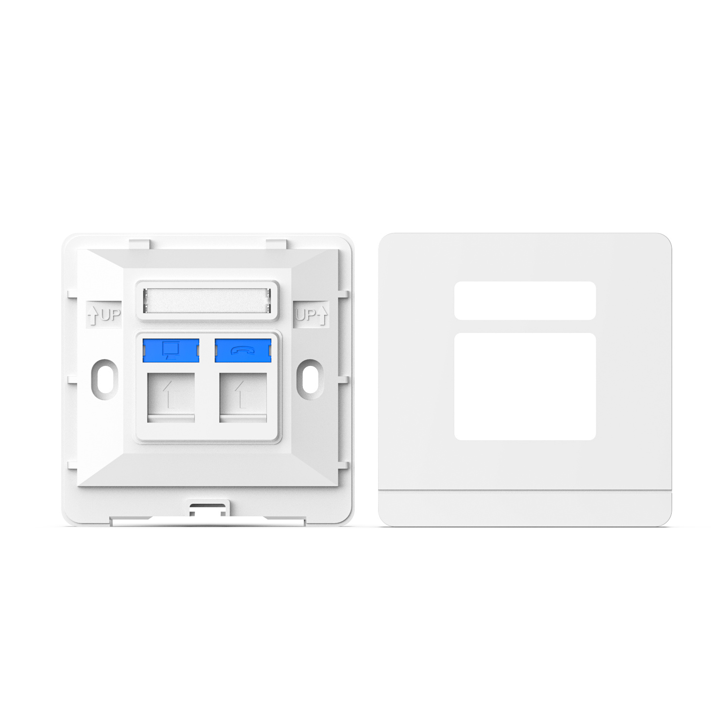 Faceplate 86 type ,1 port