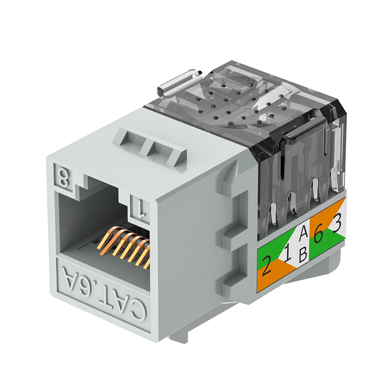 UTP keystone jack 90 degree