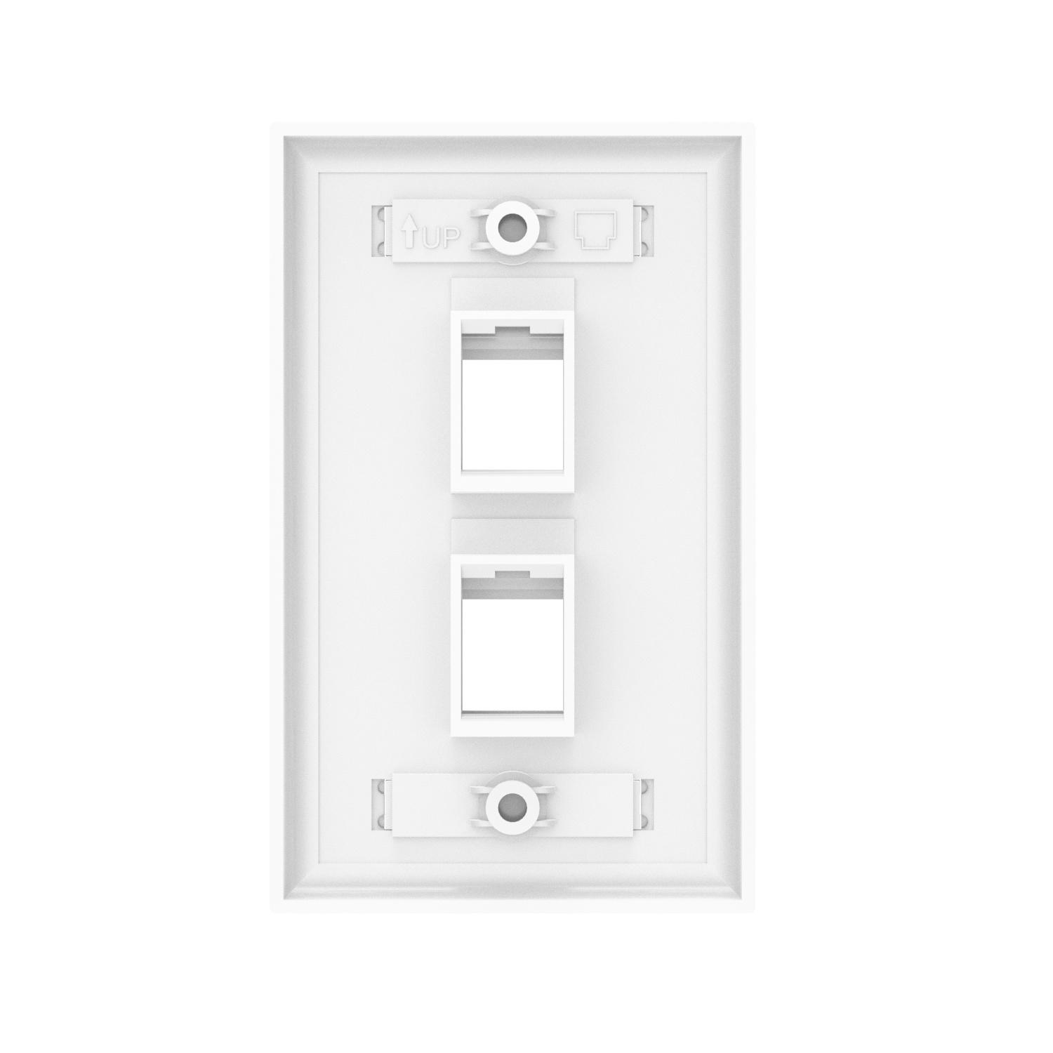 114 Type American Faceplate, Blank 114 Type American Faceplate, Blank