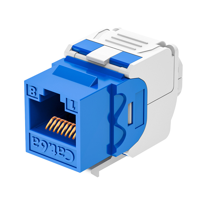 Conector keystone UTP sin herramientas, 180 grados