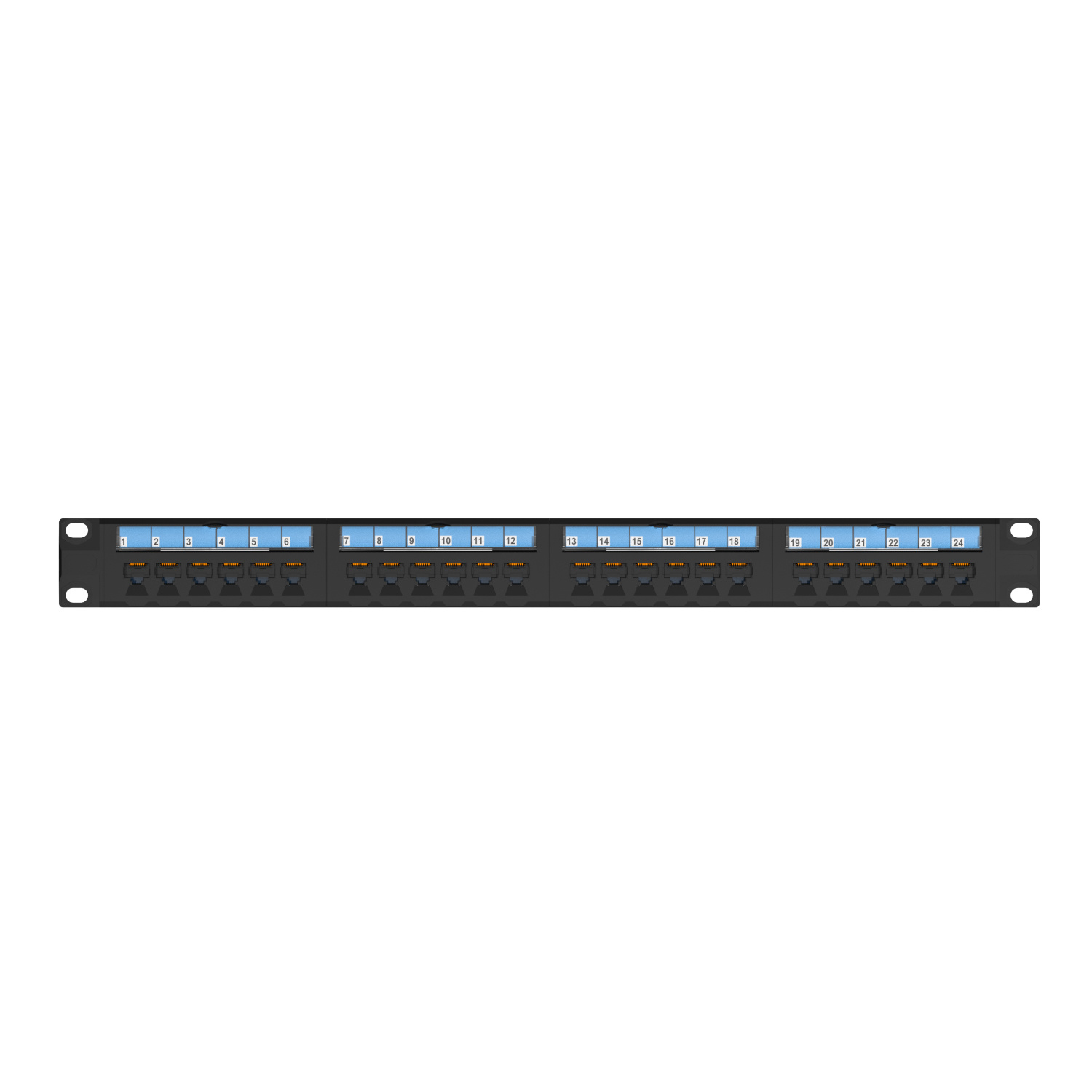Cat.5e UTP patch panel 1U 24 port Cat.5e UTP patch panel 1U 24 port