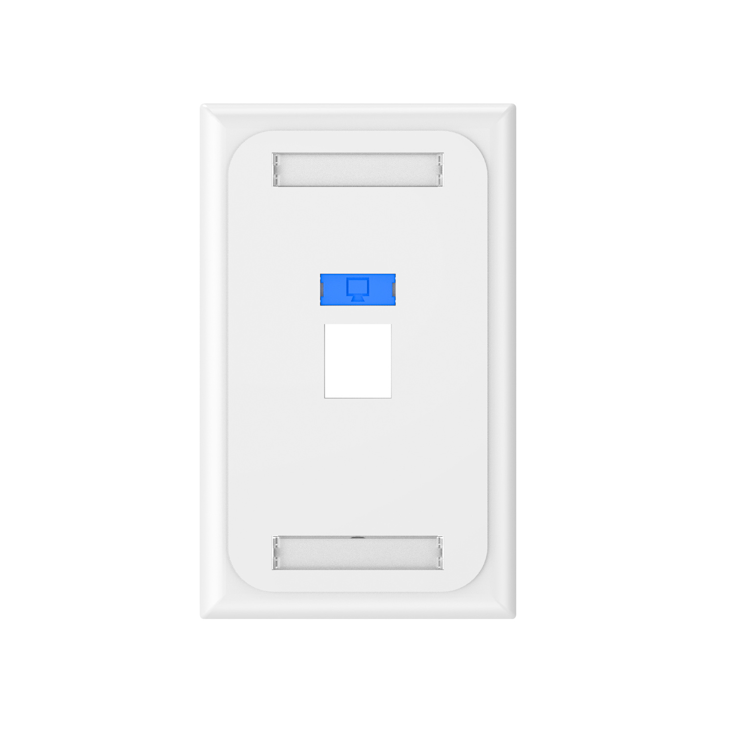 114 Placa frontal americana, en blanco