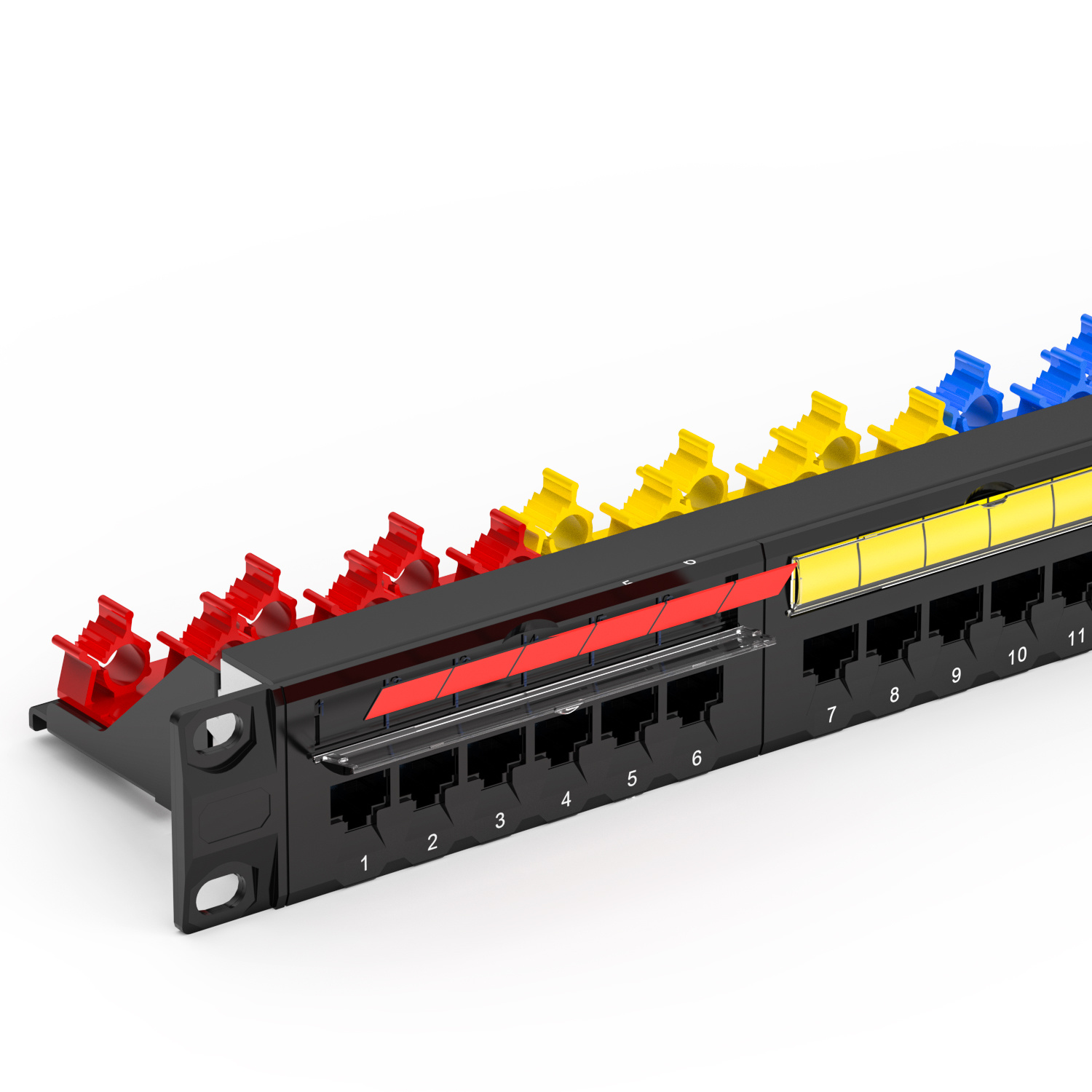 UTP blank patch panel with back bar, 24 port UTP blank patch panel with back bar, 24 port