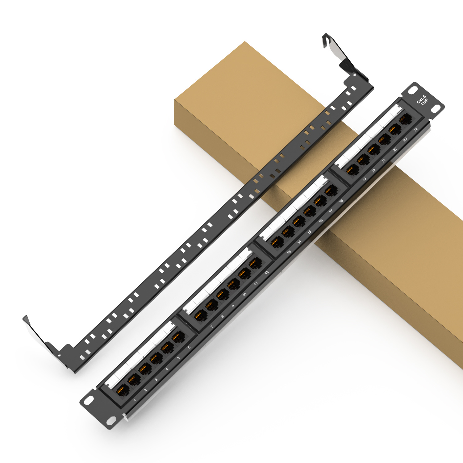 UTP patch panel 1U 24 port
