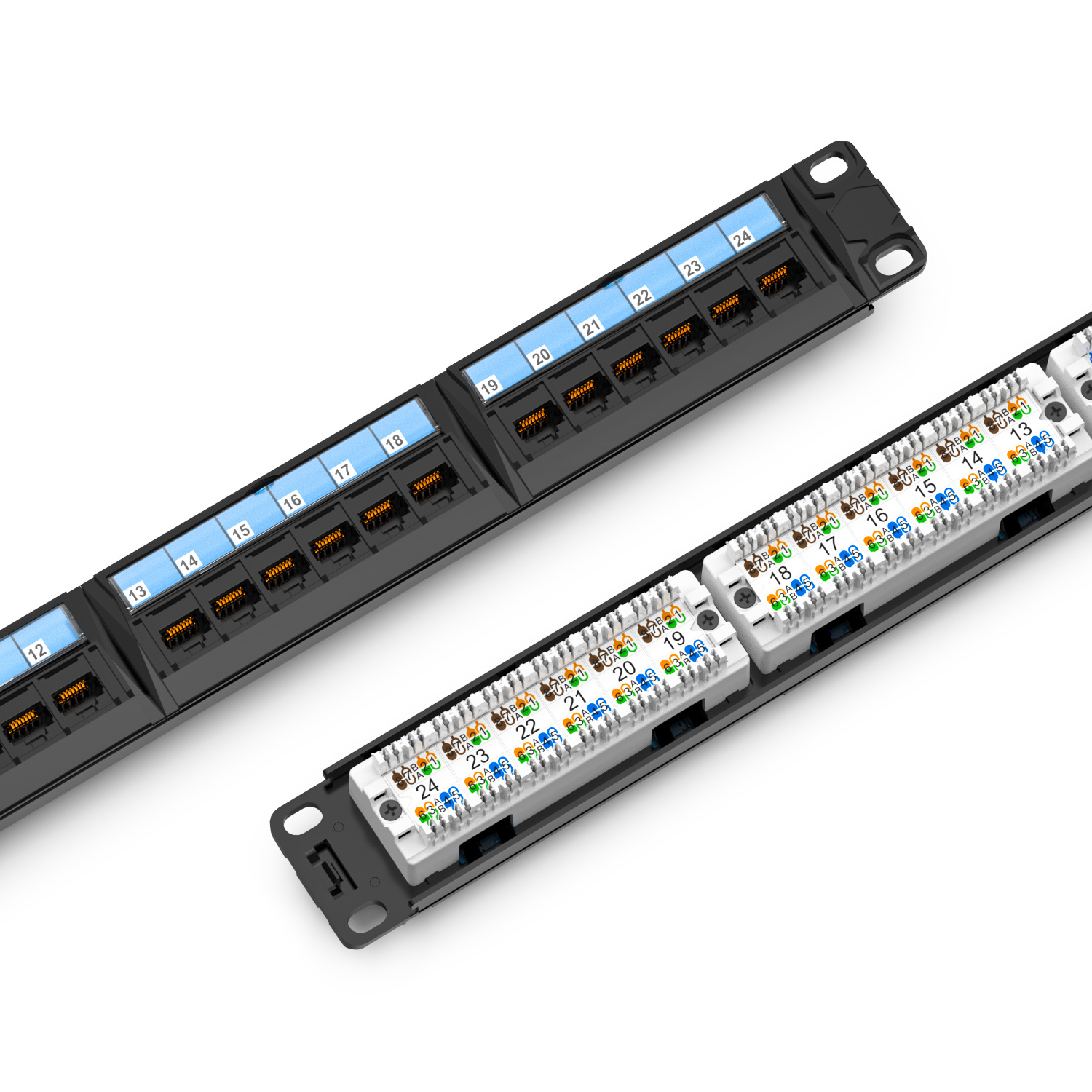 UTP patch panel 24 port  removable