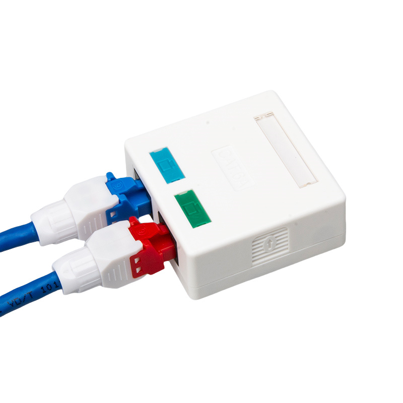 Mounting box 1 port Cat.5e FTP
