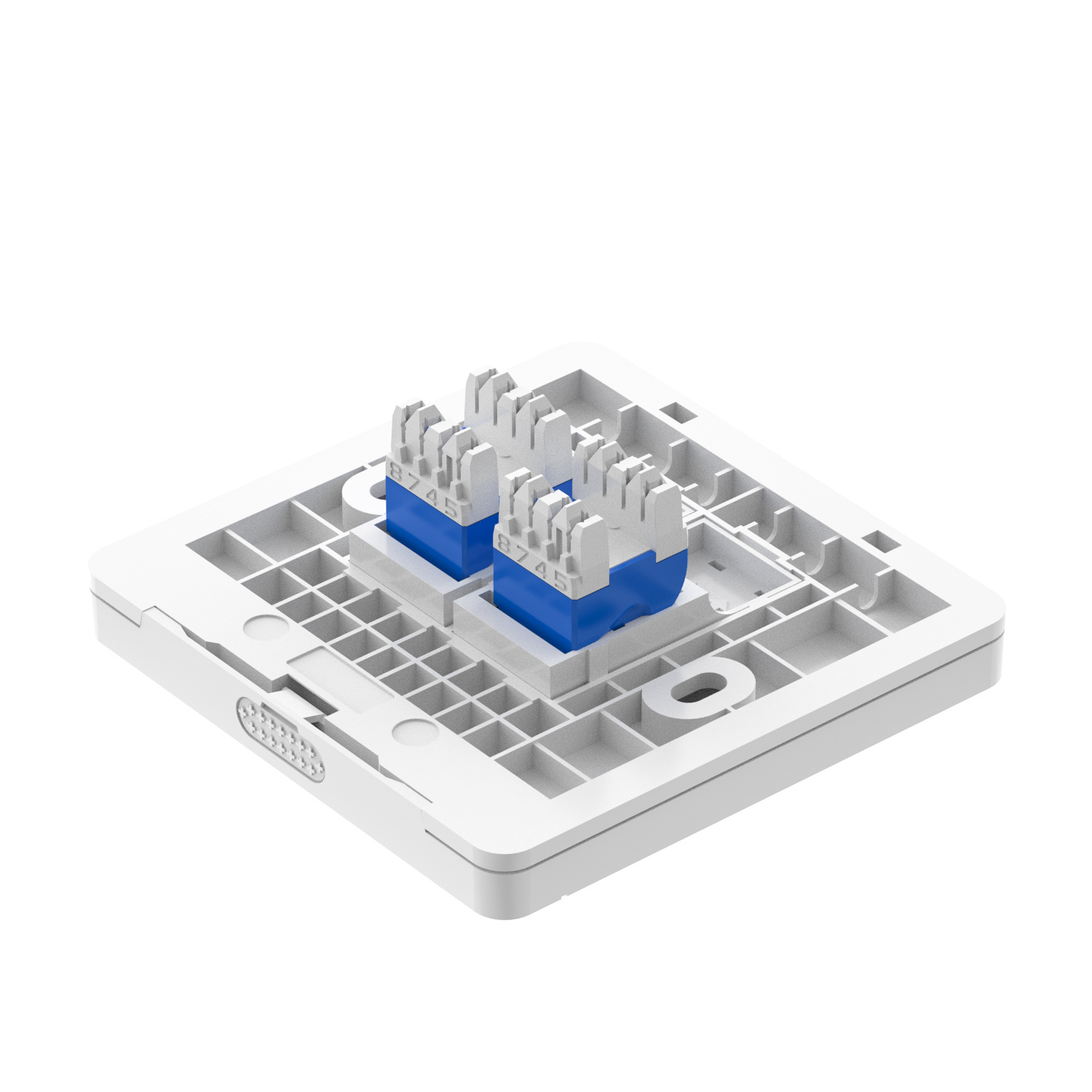 Faceplate 86 type ,1 port