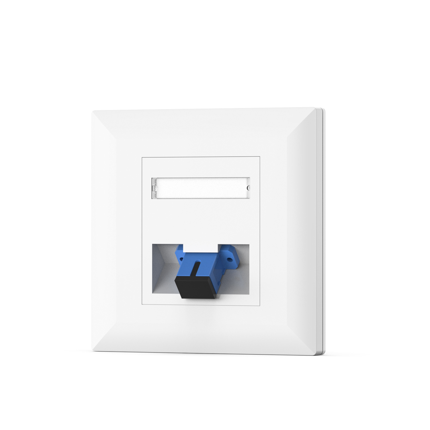 Placa frontal simplex de fibra de 86 tamaños