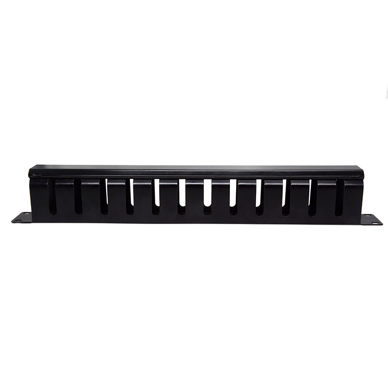 Cable Management, Metal, 1U 12 slot Cable Management, Metal, 1U 12 slot